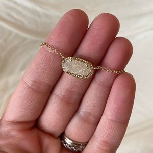 Kendra Scott Elisa Iridescent Drusy Necklace